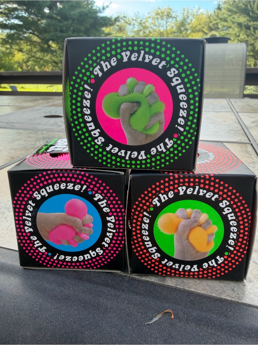 NeeDoh Fuzz Ball Neon Bundle of 3 - Picture 2 of 2